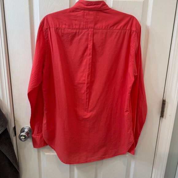 Xirena Sugar Poppy Beau 100% Cotton long sleeve button up made in the USA Shirt - Picture 4 of 13